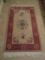 Sculpted Asian Motif Wool Area Rug