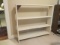 Custom Built Painted White Wood Bookcase