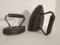 Two Antique Cast Iron Sad Irons