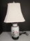 Chinoiserie Motif Porcelain Vase Desk Lamp
