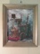 Dorothy Edwards Signed Garden Tool Still Life Painting on Board