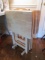 Maple 4 Piece TV Tray Set with Stand