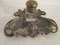 Antique Circa 1885 Bronze Art Nouveau Inkwell Stand