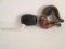 Antique Leather Wrapped Snuff Box, Clay Pipe and C.P.F. Pipe in Original Case