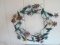 Colorful Handpainted Metal Flower Wreath