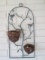 Wrought Iron Birds with Nests Wall Art