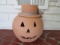 Terra Cotta Jack-o-Lantern