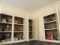 Wall Cabinet Contents-Glassware, Vases, Baskets, Monkey Pod Wood Pineapple,