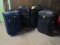 Four Soft Side Rolling Suitcases