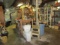 Contents of Garage Back Right Corner-Milwaukee Bench Grinder, Hand Tools,
