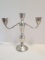 Duchin 3 Piece Weighted Sterling 3 Lite Candelabra