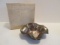 1960s Sterling Bonbon Dish with Embossed Morning Glory
