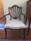 Mahogany Shield Back Arm Chair