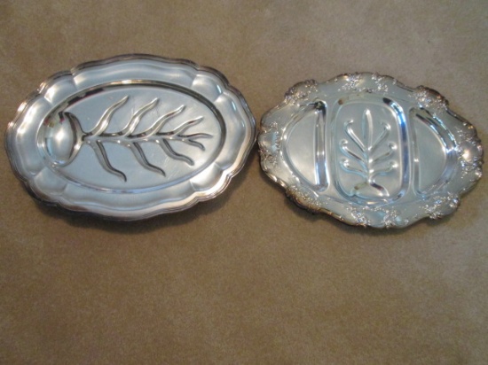Fairpoint Sheffield Silverplated Tree of Life Tray and Towle Silverplated