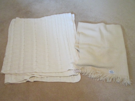North Bay Product Folk Crafts Guild Lion Crafters Cable Knit Throw and