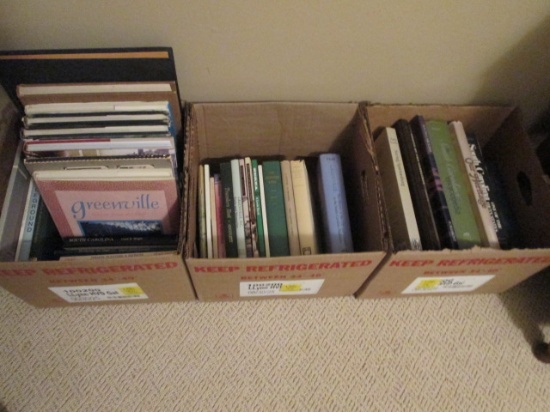 Large Grouping of Upstate South Carolina and Low Country South Carolina History Books