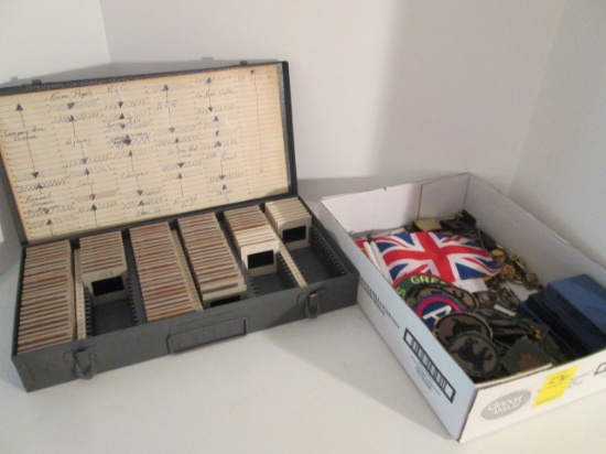 1950s Korean War Era Army Military Campaign Pins, Service Medals, Buttons,