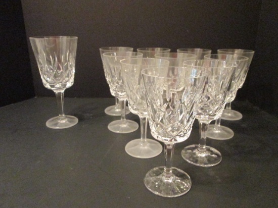 Eleven Gorham "King Edward" Crystal Stems