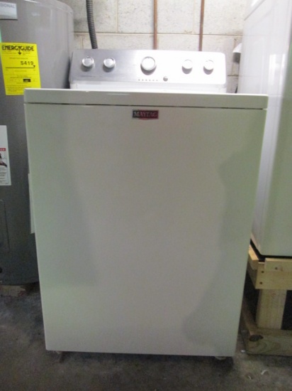Maytag Centennial MCT Top Load Washer with Center Agitator and Stainless Drum