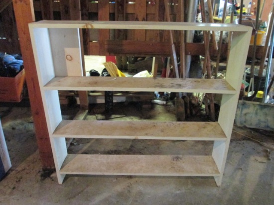Painted Wood Bookcase