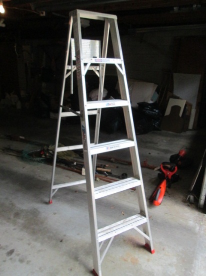 All American Ladder Aluminum Folding 6' Step Ladder
