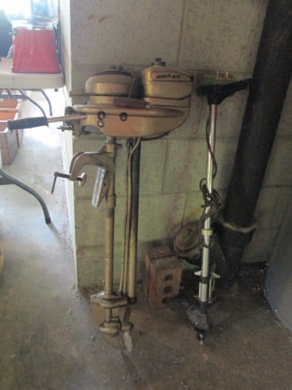 1950s Neptune Mighty Mite Outboard Motor and Shakespeare