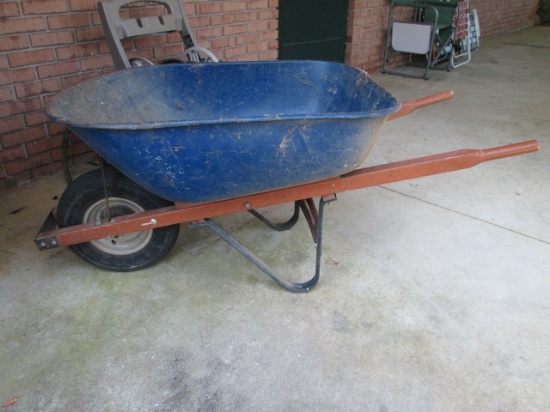 Blue Metal 6 CuFt Wheelbarrow