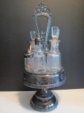 Vintage Victorian Silverplated Caster Set
