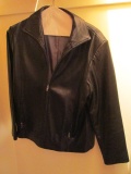 Boston Harbour Ladies Black Leather Jacket
