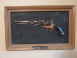 Framed Copper Colt 44 Cal.