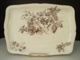 Vintage Ironstone Transferware Platter