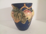 Vintage Weller Pottery Vase with Apple Branch Relief Design