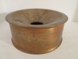 Heavy Brass/Copper(?) Disc Spittoon