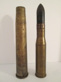 Old 40MM and 37MM Inert Artillery Shell Casings