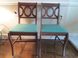 Pair of Mahogany Side Chairs