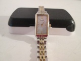 Citizens Ladies Eco-Drive 2 Tone Wrist Watch with Mother of Pearl Face