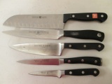 Five Wusthof Solingen Germany Kitchen Knives