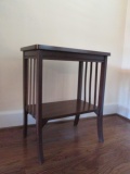 Painted Arts & Craft Style Tiered Table