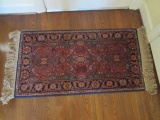 Karastan Persian Style Navy/Burgundy Wool Area Rug