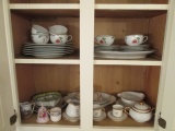 Grouping of Handpainted Porcelain Dinnerware, Bowls and Serving Pieces