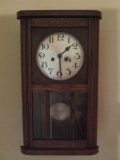Antique Arts & Craft Style Regulator Wall Clock