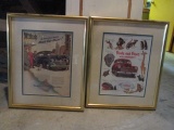 Two Framed and Matted 