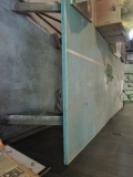 Old Ping Pong Table Top on Saw Horse