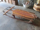 Old Lighting Guider Metal Rail Sled
