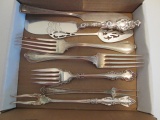 Vintage Sterling Forks, Spreaders and Relish Forks