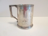 Antique 1867 Sterling Tankard