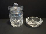 Waterford Crystal Ashtray and Jam/Condiment Jar