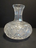 Heavy Cut Crystal Wine Decanter
