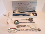 Silverplated Salad Serving Sets and Godinger 2 Piece Turkey Serving Spoon Set