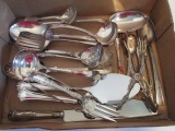Grouping of Nice Silverplated Serving Pieces